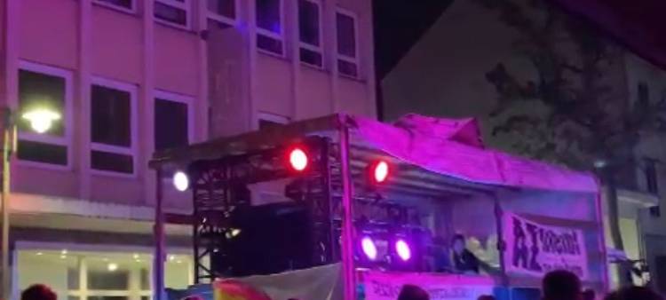 AZ-Demo verlief insgesamt ruhig