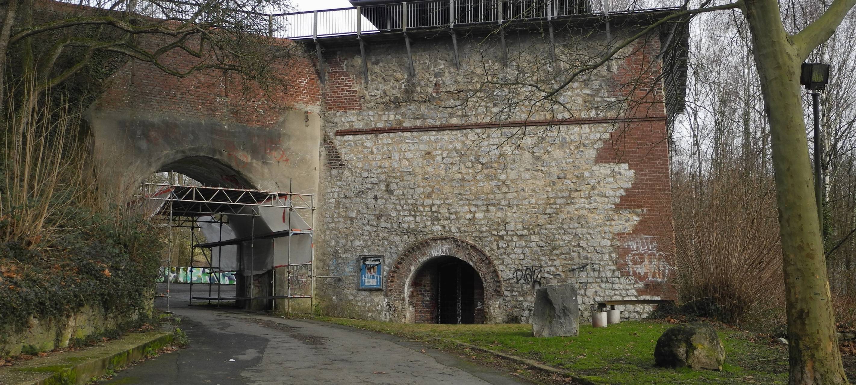 Durchgang am Kalktrichterofen gesperrt