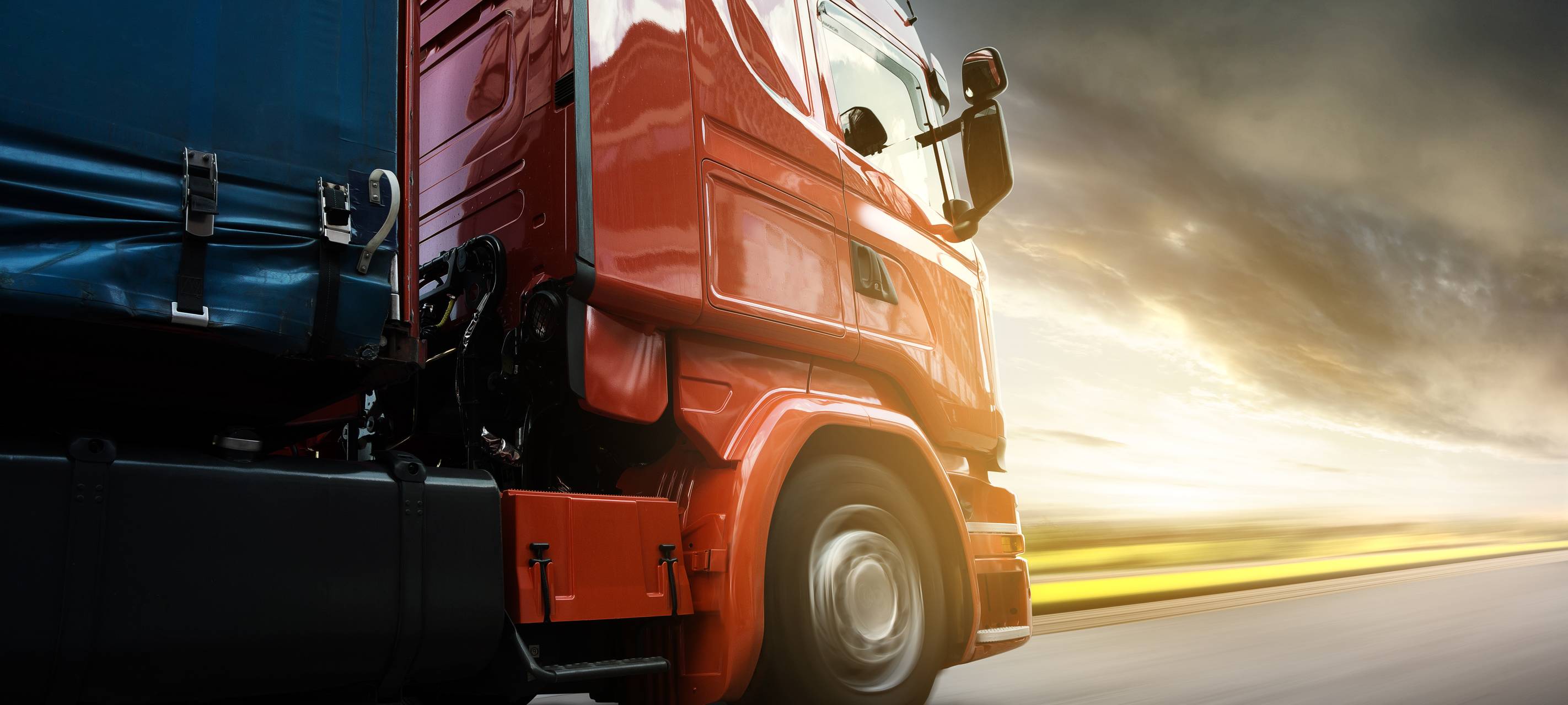 LKW wecken Menschen auf dem Rott
