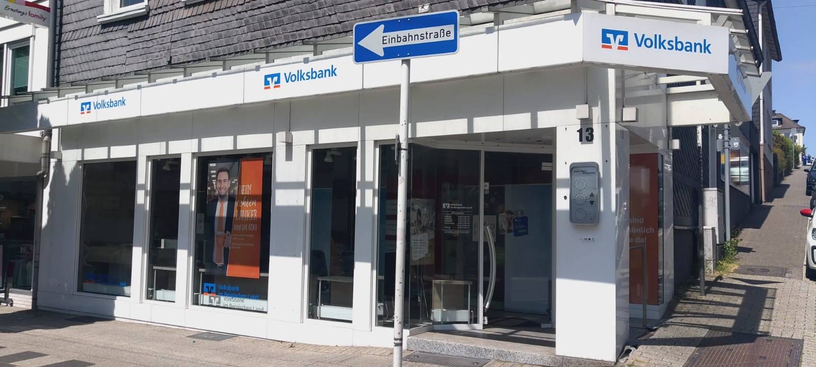 Provisorische Bankfiliale in Ronsdorf