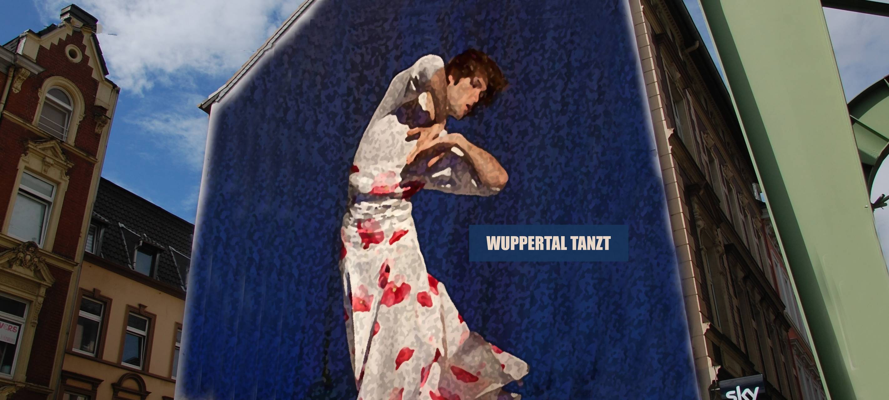 Wandgemälde: Hommage an Pina Bausch