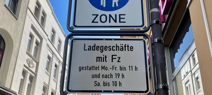 Erholungstraße jetzt teilweise Fußgängerzone