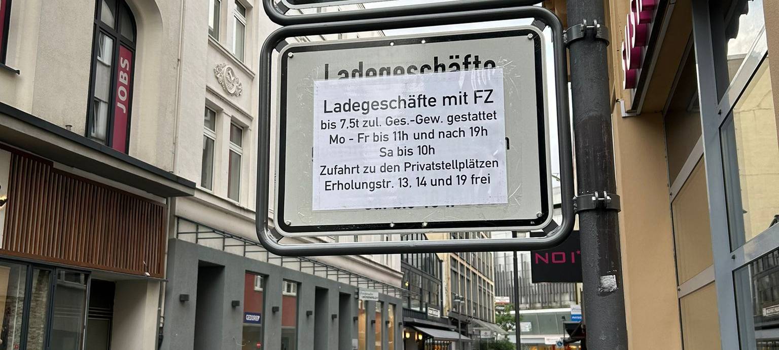 Neue Regeln für neue Fußgängerzone