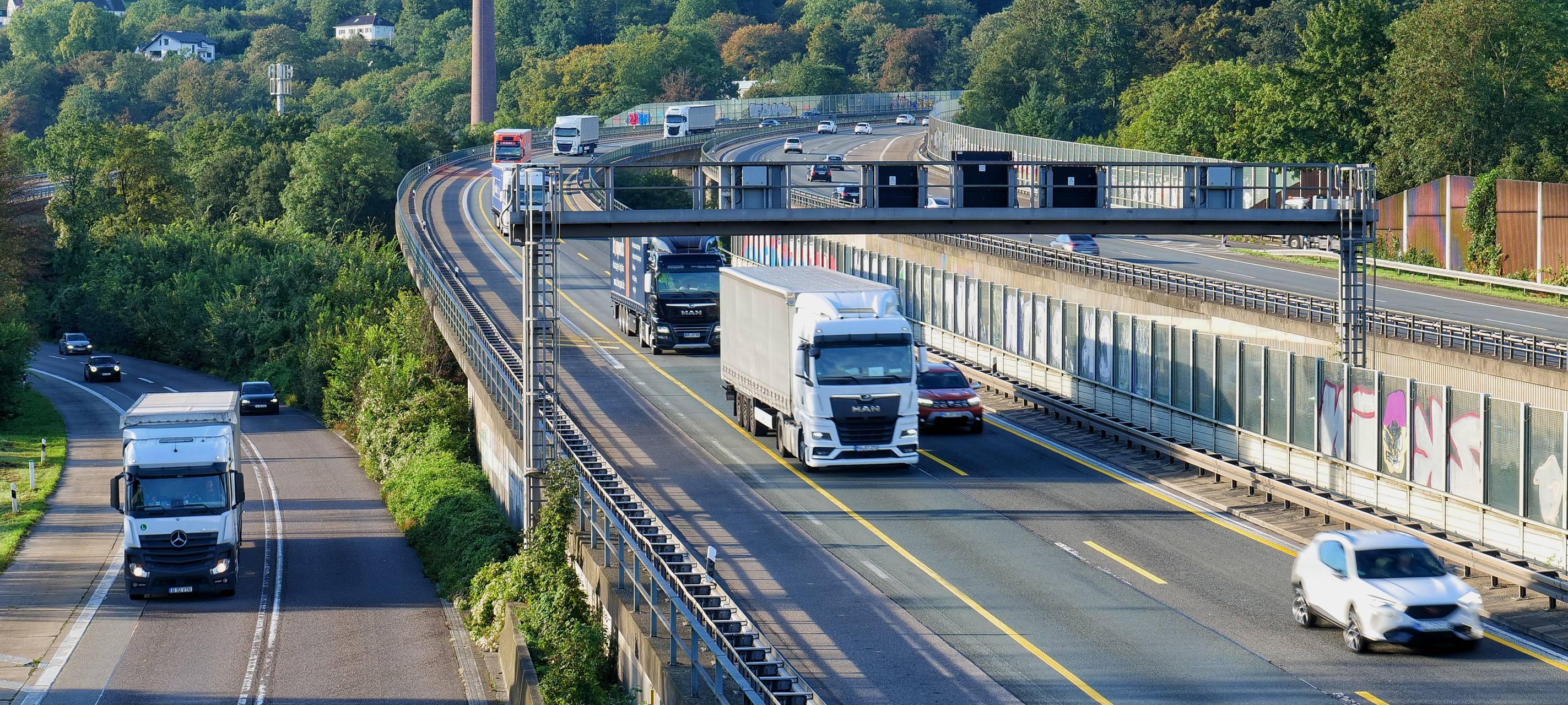 BUGA während Sonnborner-Kreuz-Sanierung