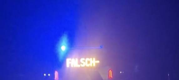 Falschfahrer im Burgholztunnel