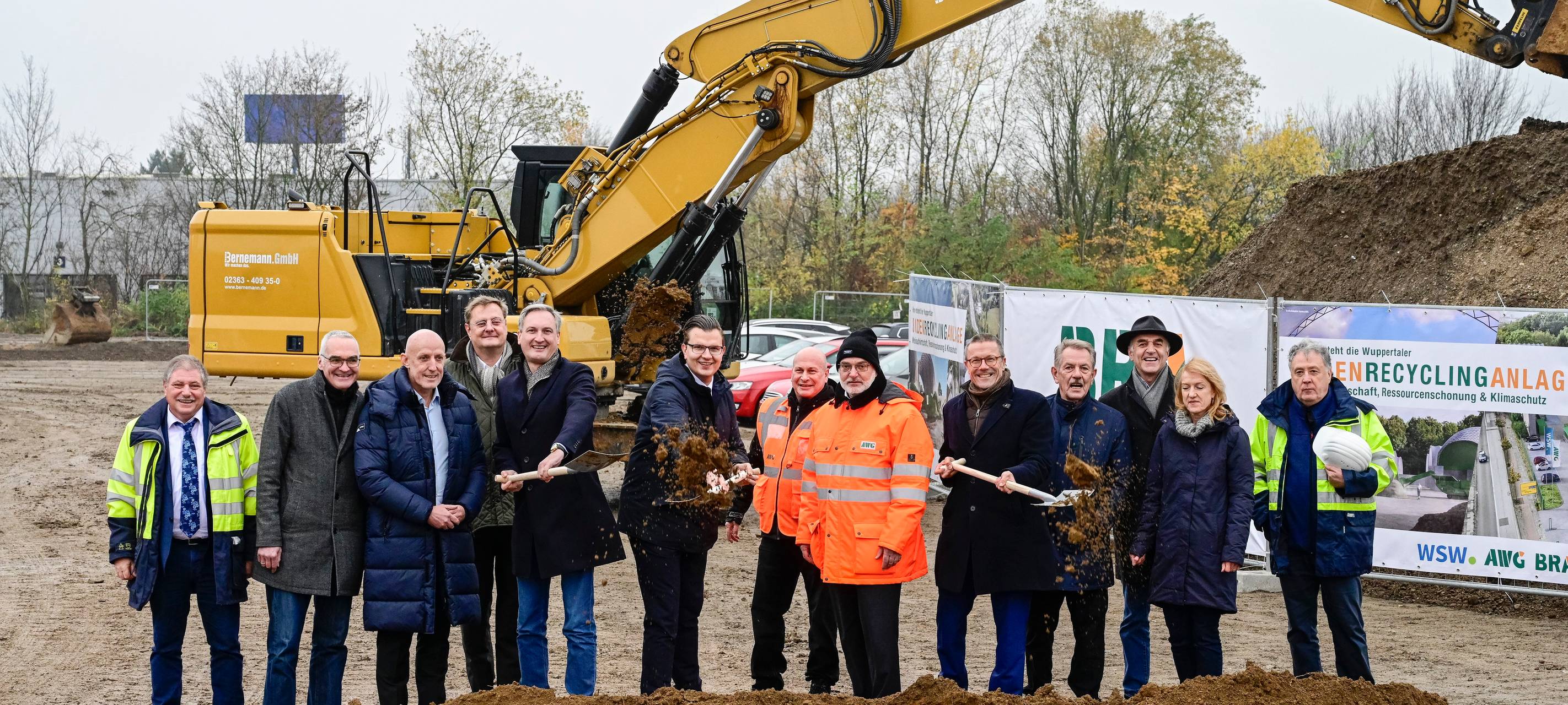Baubeginn für Bodenrecyclinganlage