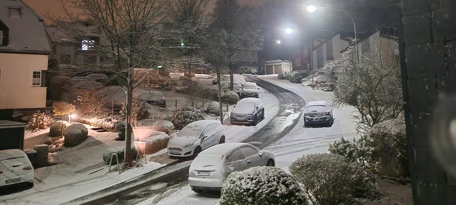 Winterdienst mit allen Wagen draußen