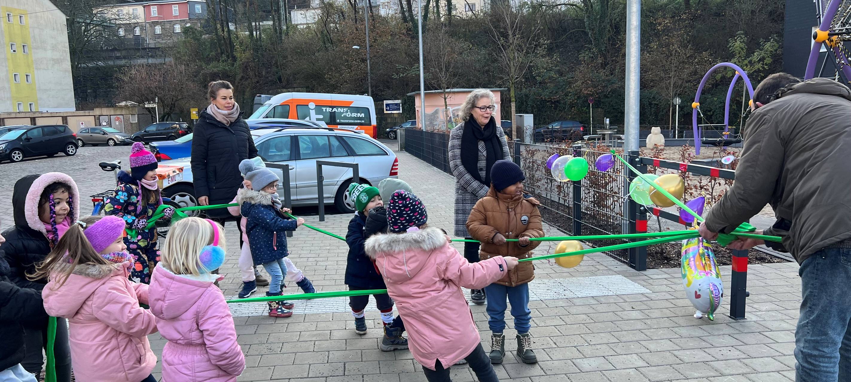 Spielplatz Kluser Platz ist fertig