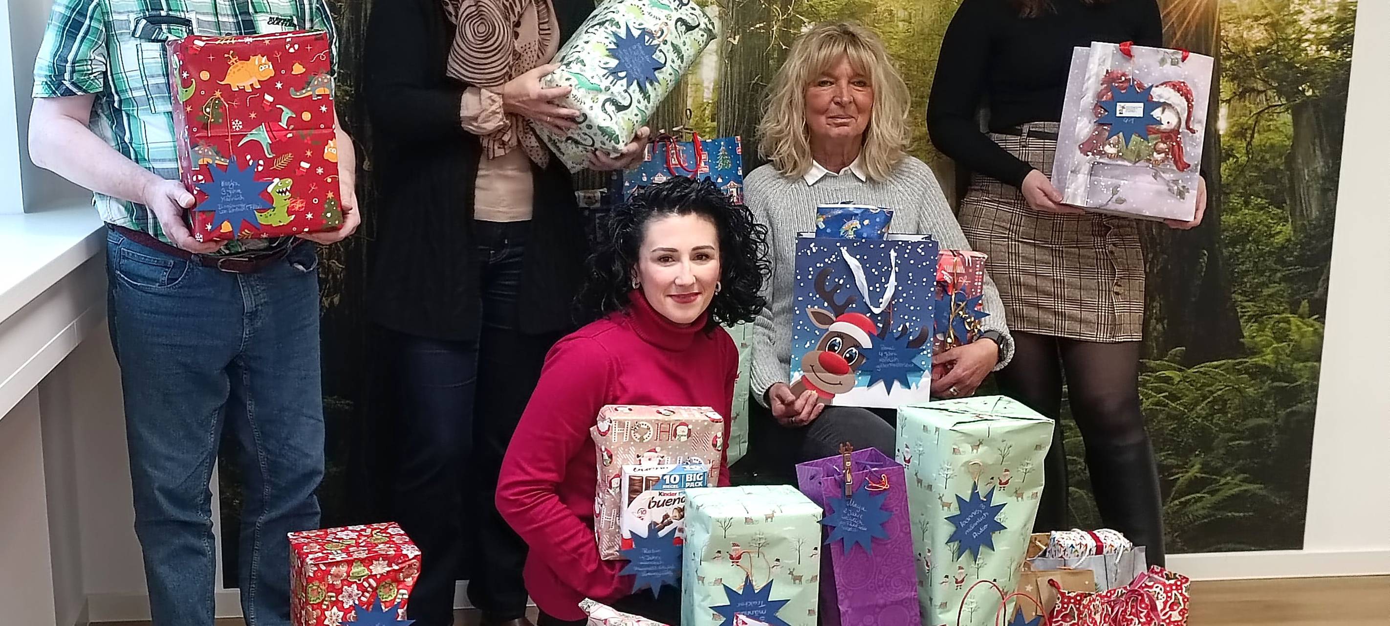 Viele spenden Weihnachtsgeschenke