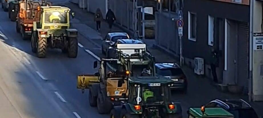 Heute wieder Trecker in Wuppertal