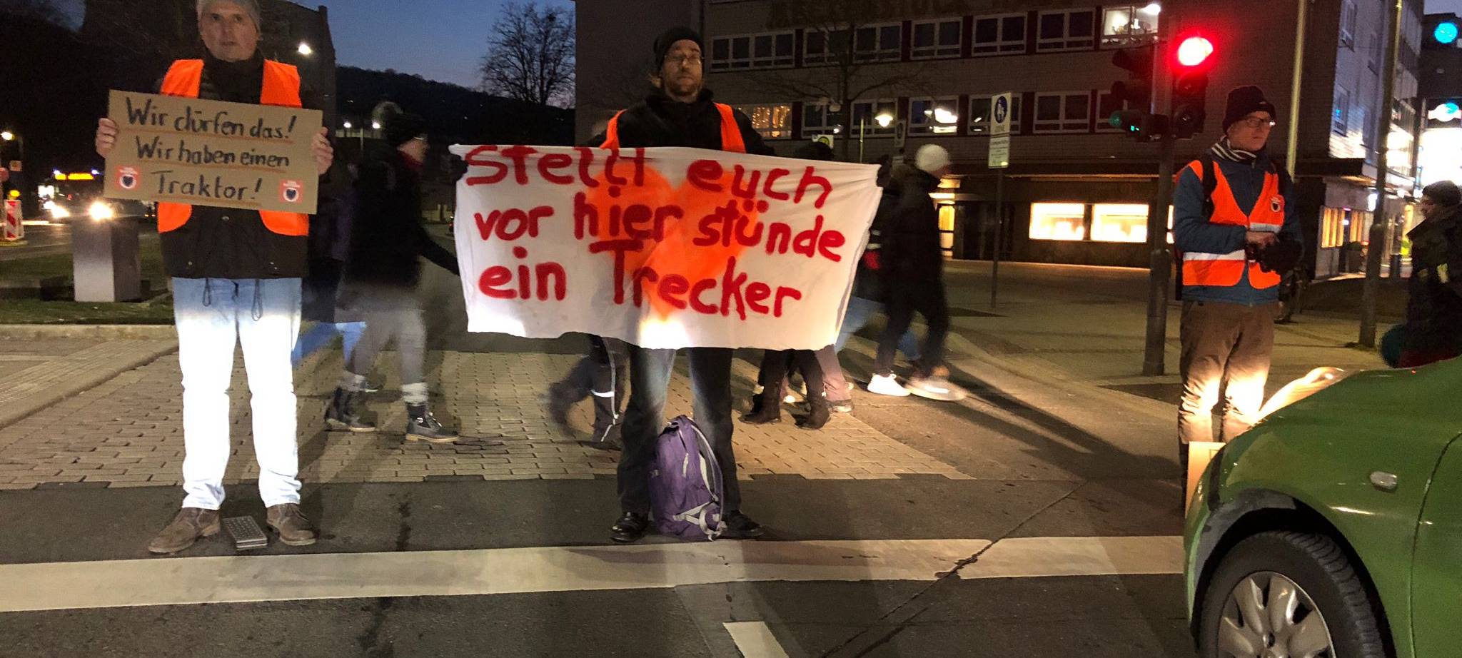 Kurzprotest der Letzten Generation