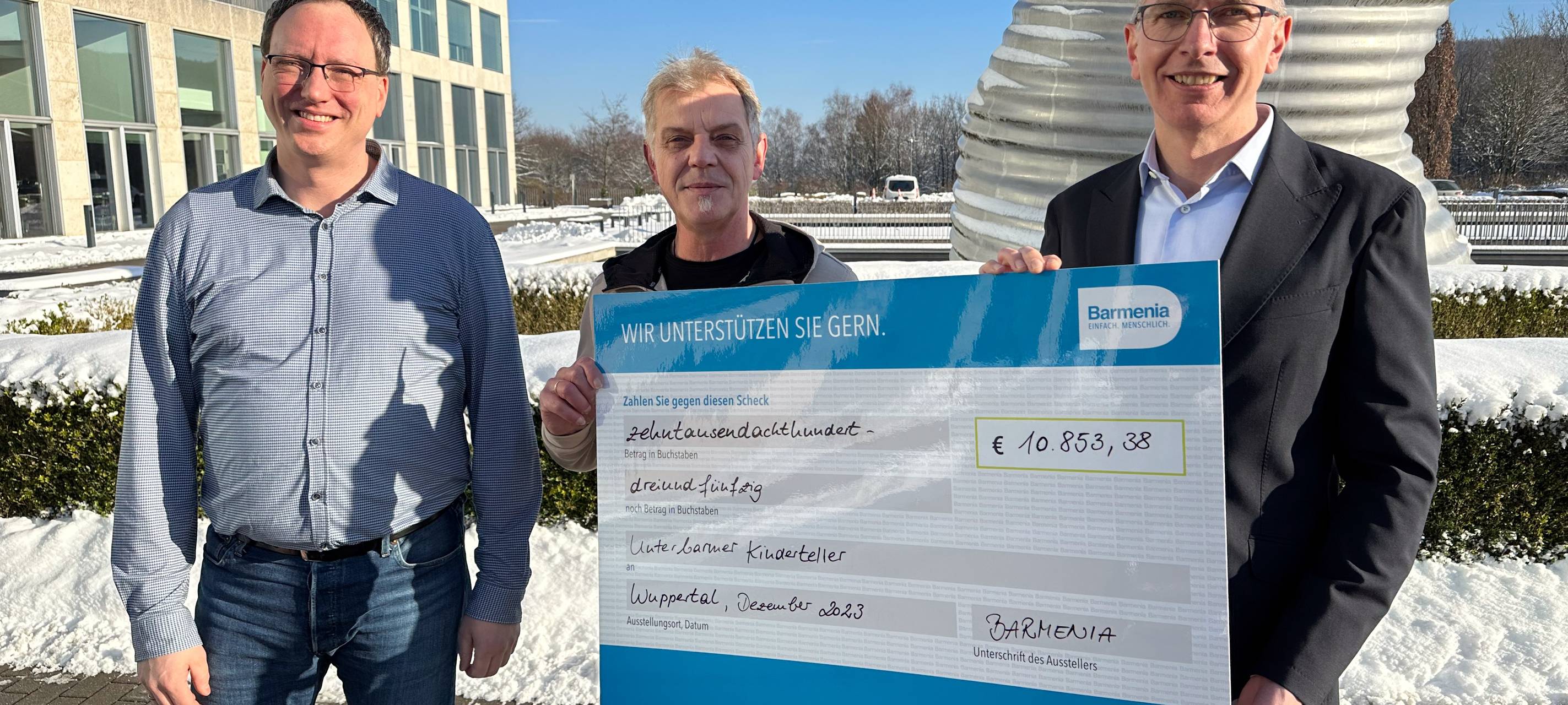 Große Spende für Unterbarmer Kinderteller