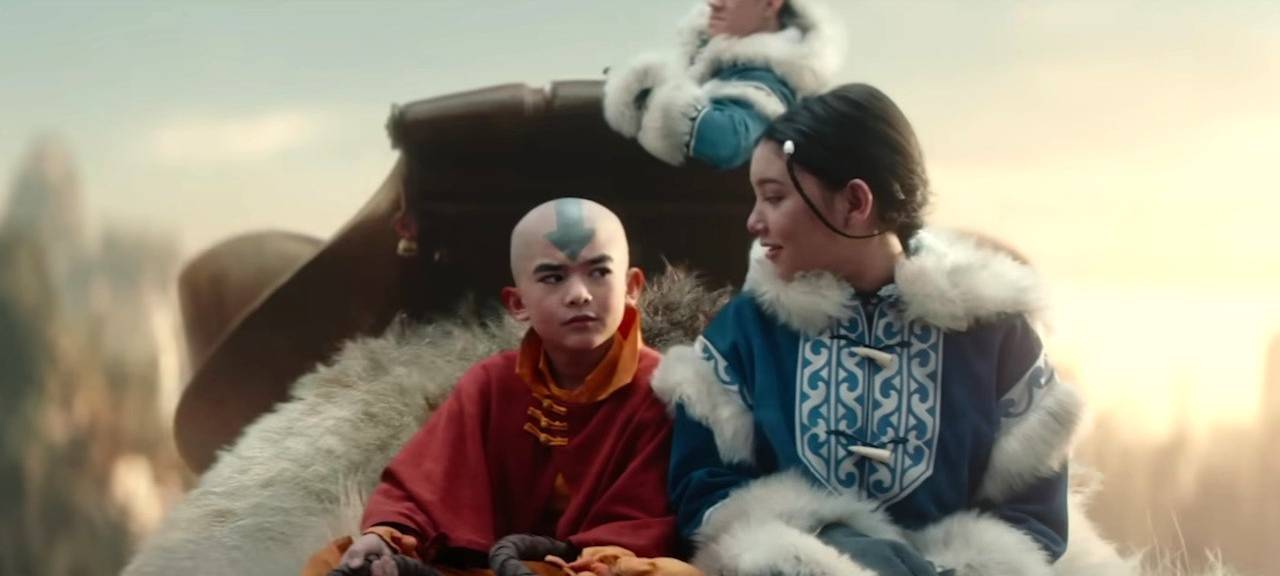 Aang auf Reisen.