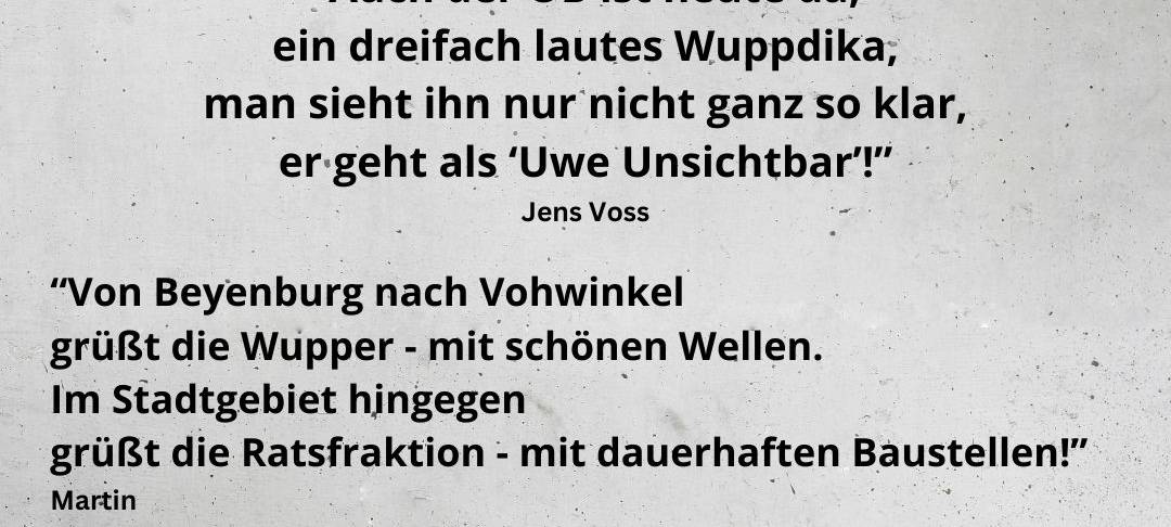 Die längste Büttenrede der Stadt