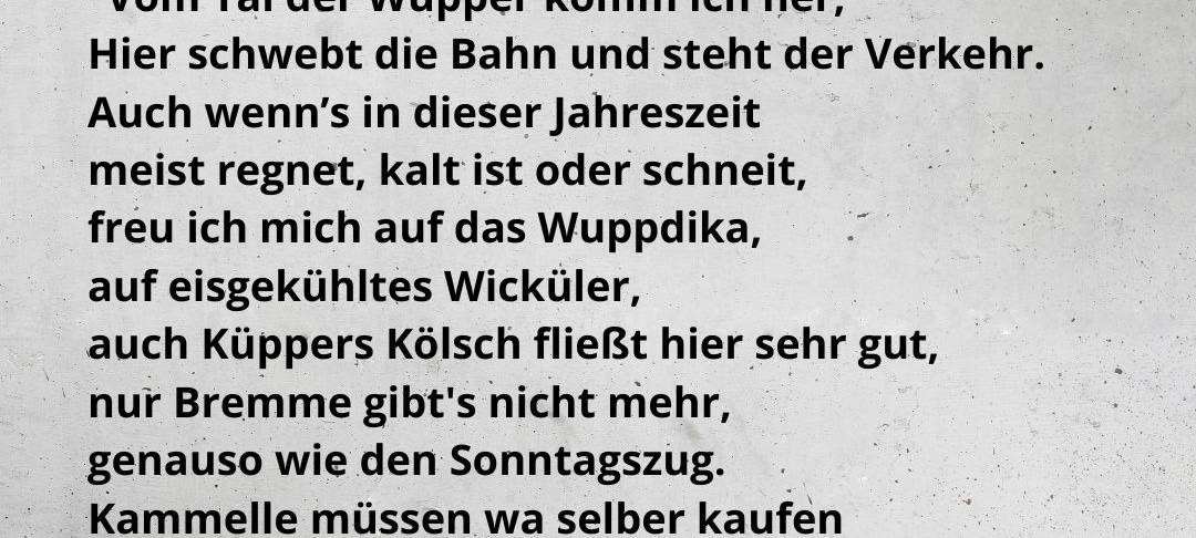 Die längste Büttenrede der Stadt