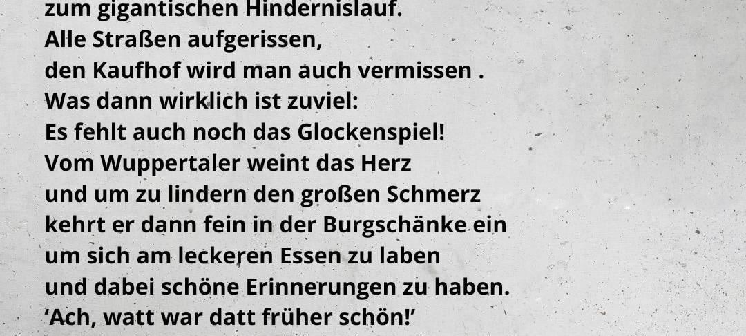 Die längste Büttenrede der Stadt