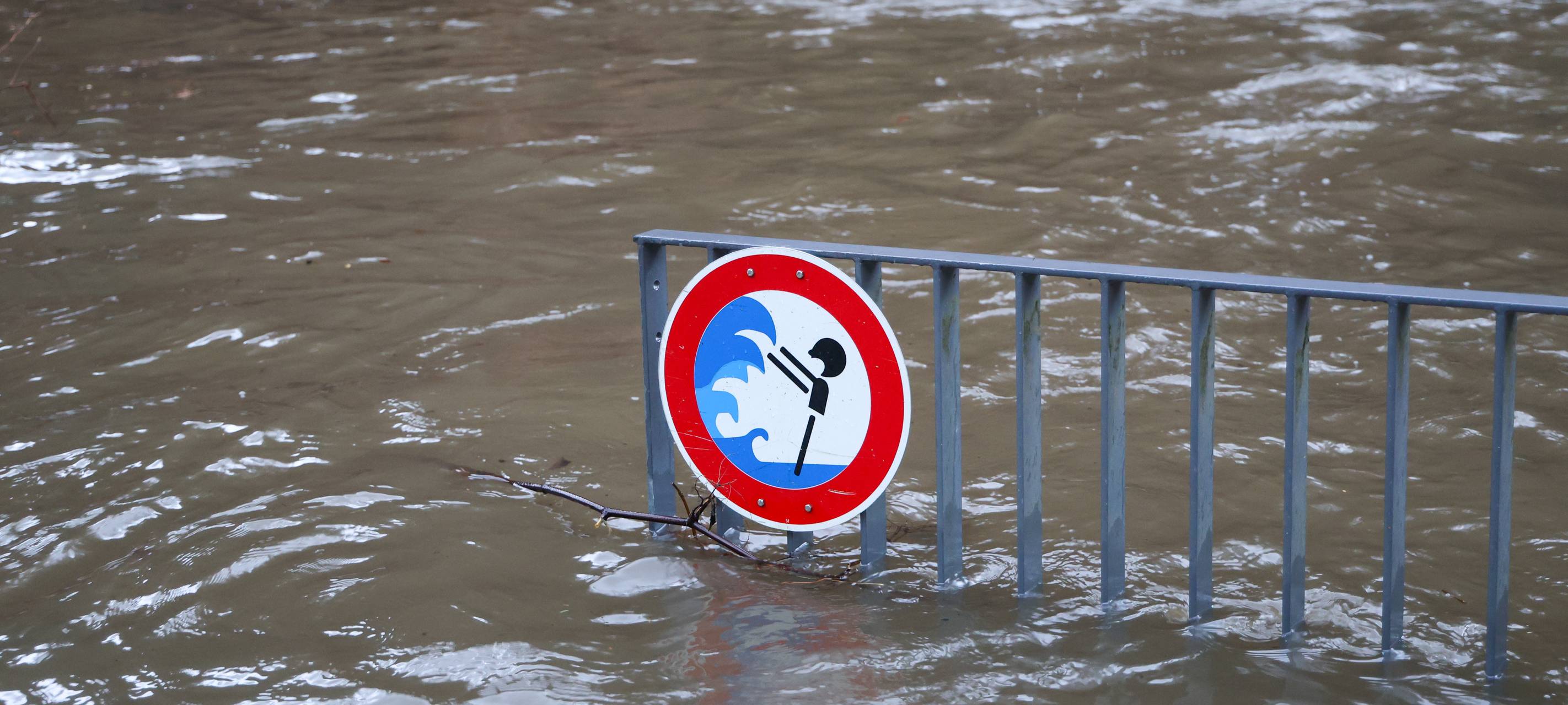 Viel Wasser in der Wupper