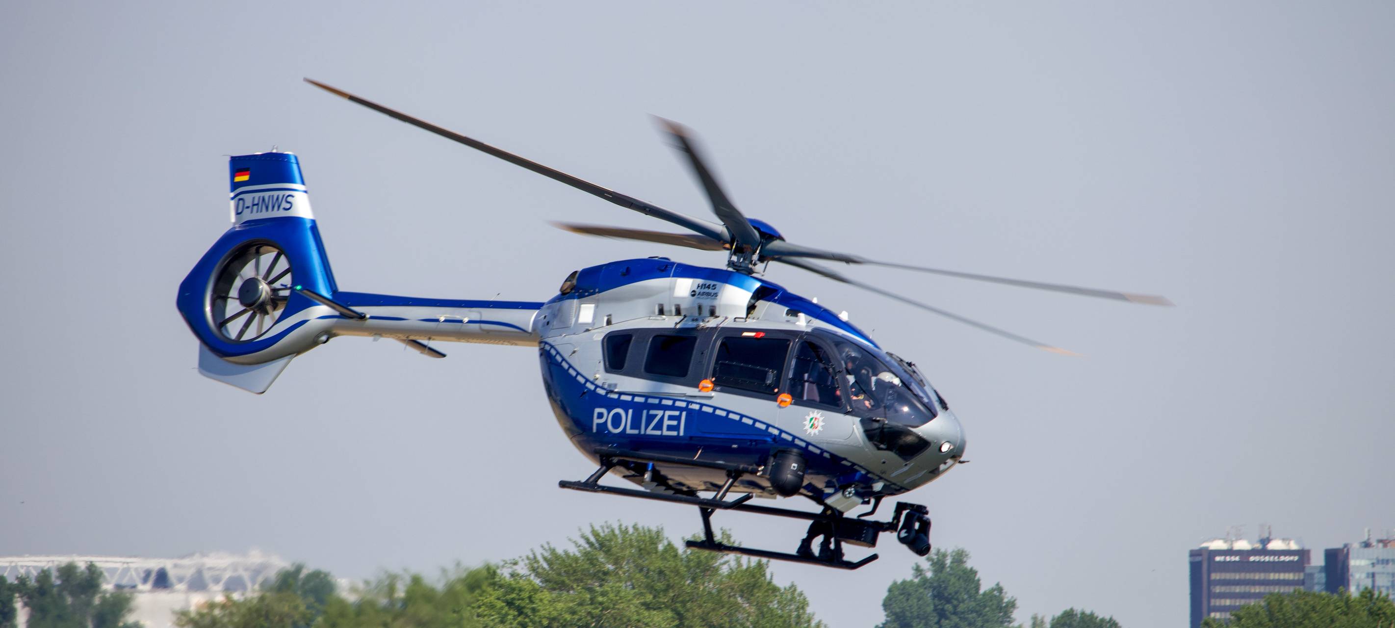 Laserpointer auf Polizeihubschrauber