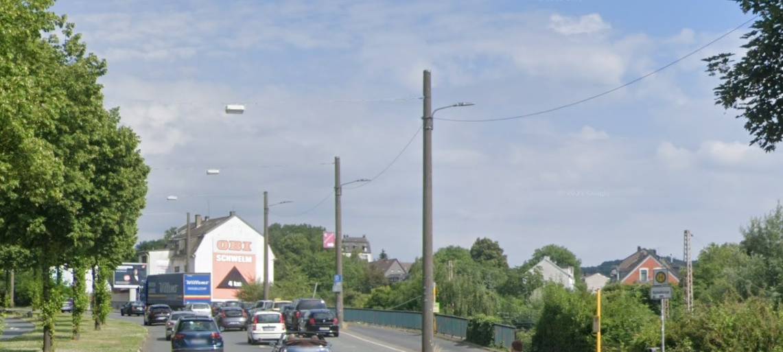 Neue Baustelle auf der B7