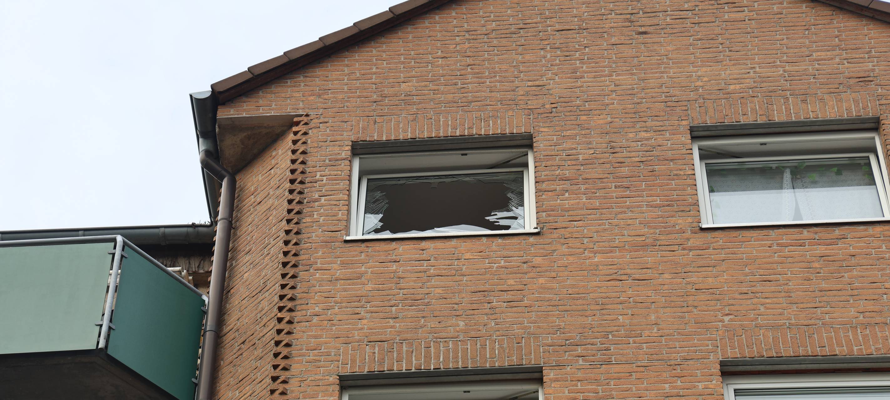 Verpuffung im Mehrfamilienhaus