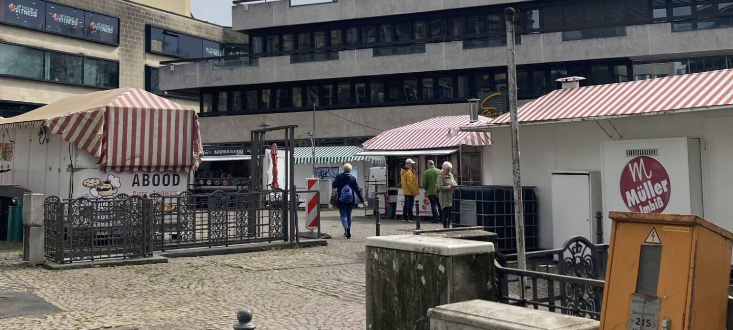 Markthändler nach erneutem Umzug zufrieden