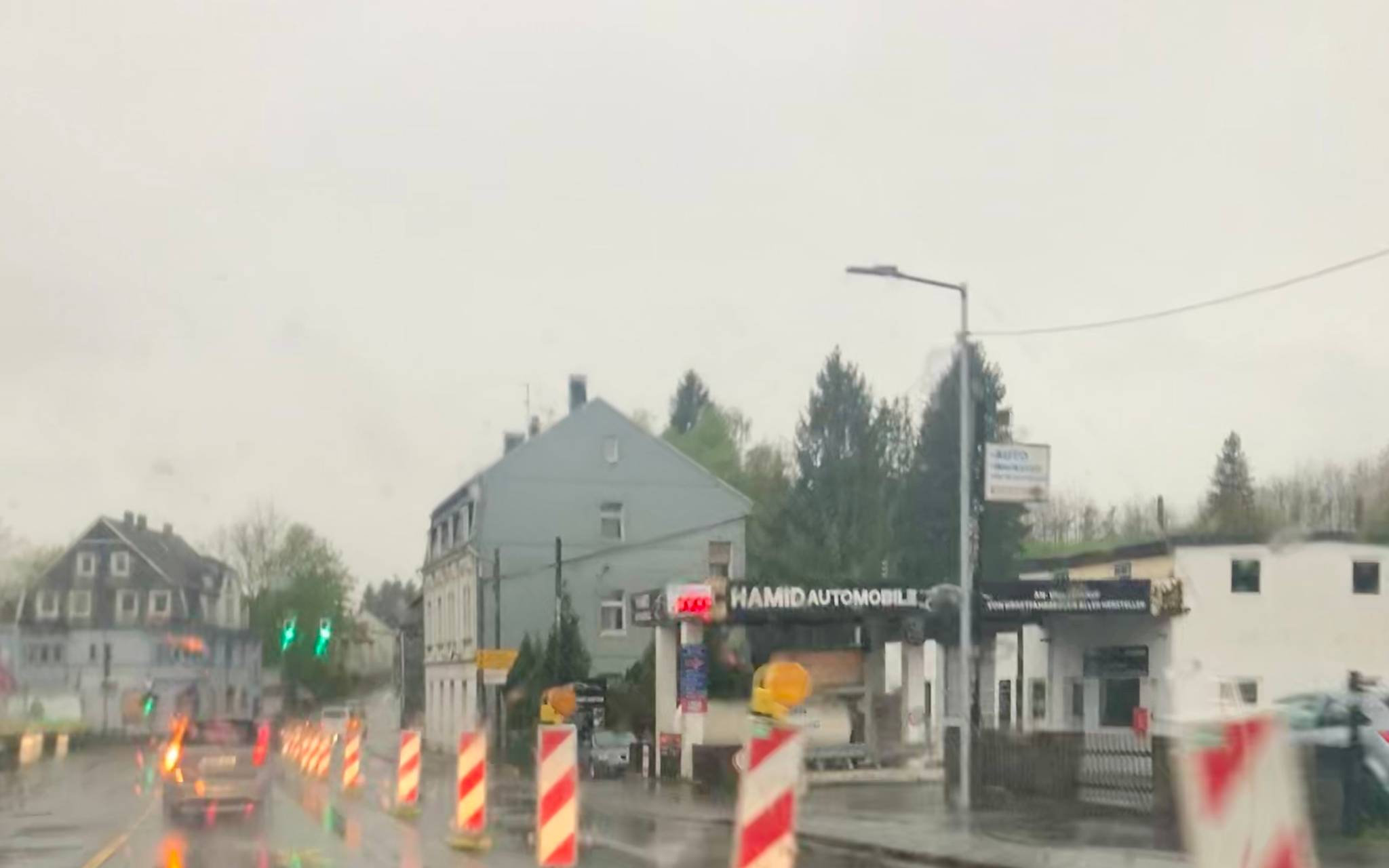 Provisorium am Wiedener Kreuz noch vor Pfingsten