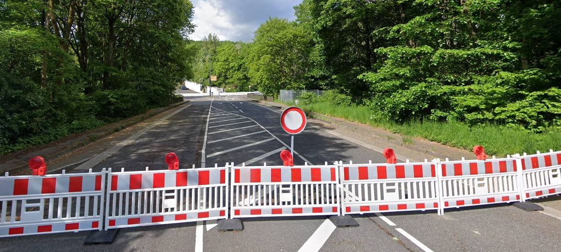 Brücke Blombacher Bach wieder frei