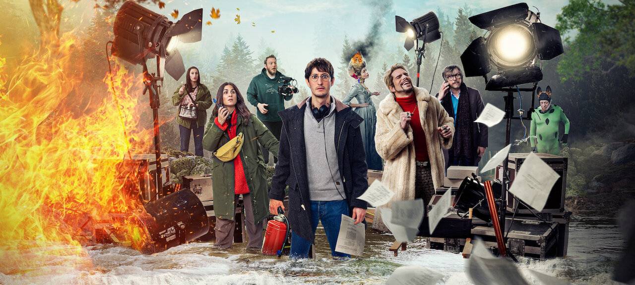 Am Set herrscht Chaos.