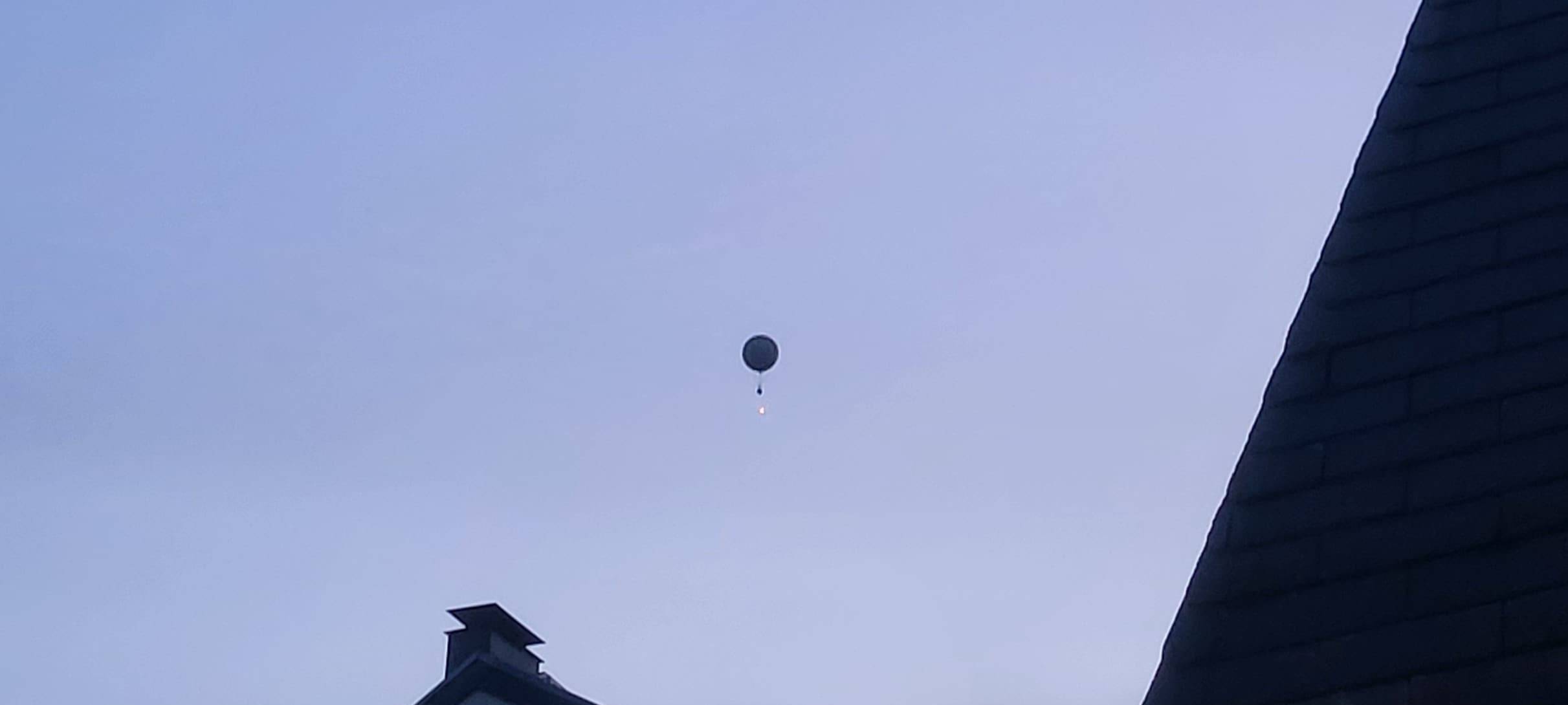 verdächtiger Ballon über Wuppetal