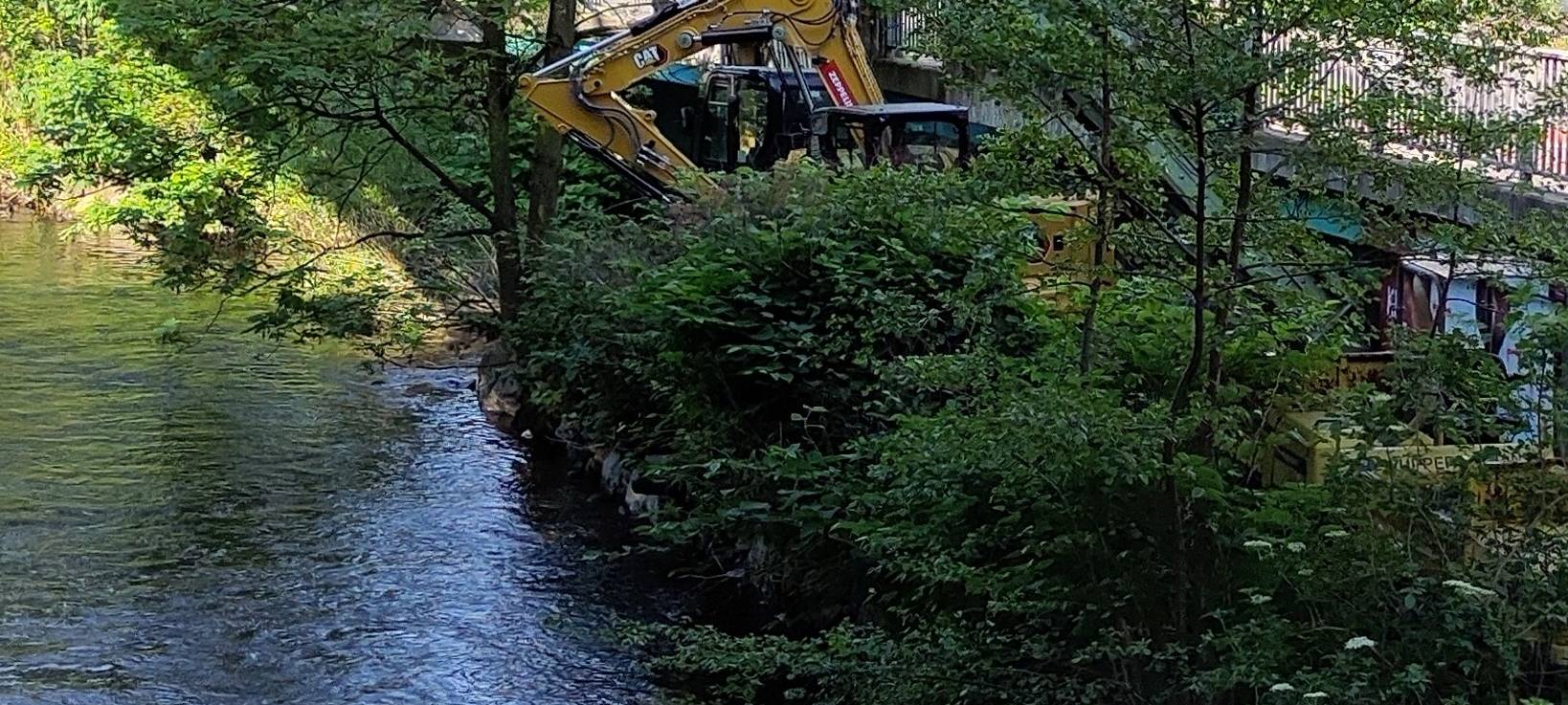 Wupper in Elberfeld wird renaturiert