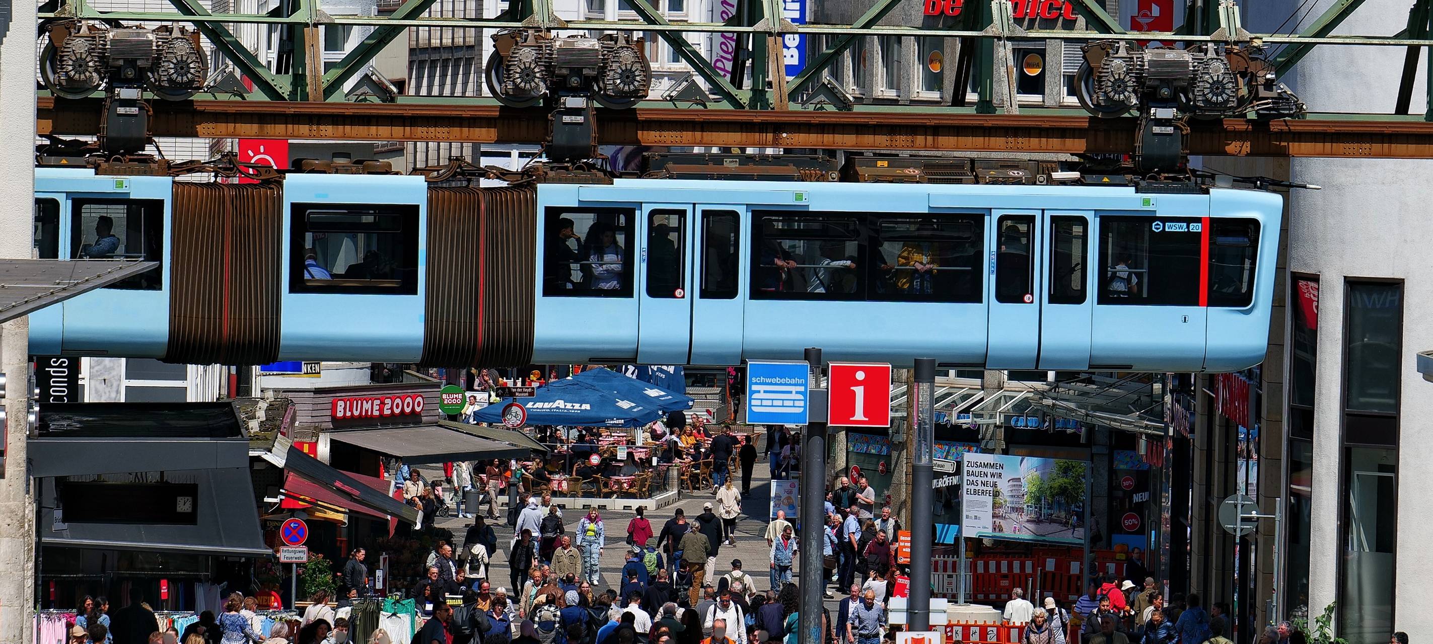 Schwebebahn-Gedenkmünze mit weniger Silber