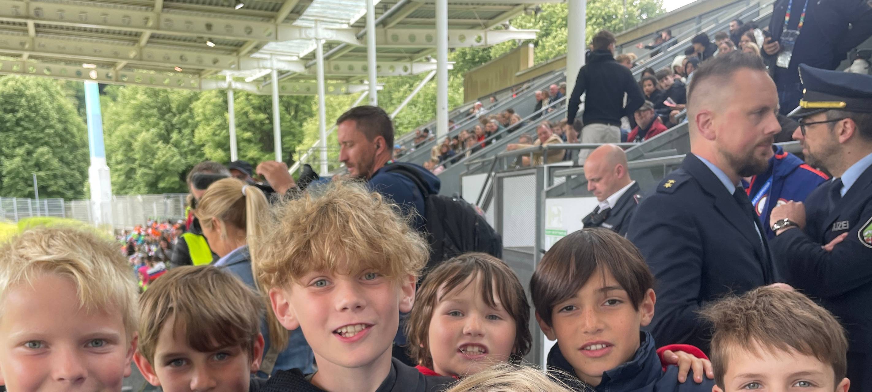 Slowenien trainiert im Stadion am Zoo