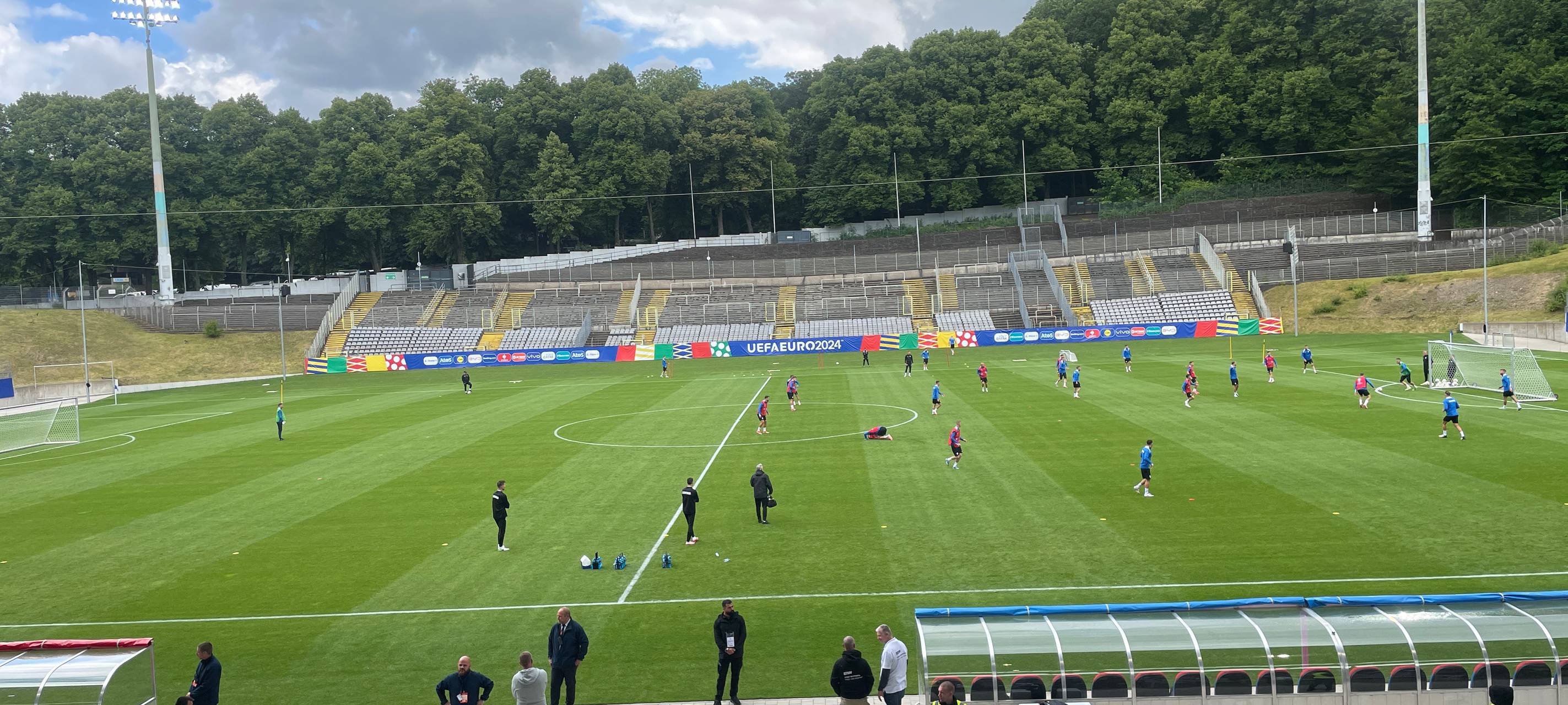 Vorerst letztes Training der Slowenen