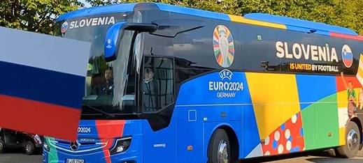 Slowenen sind da und trainieren öffentlich