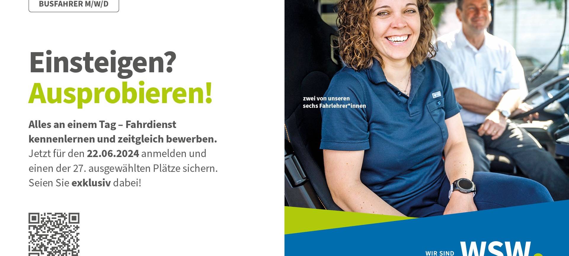 Tag der Bewerbung bei den Wuppertaler Stadtwerken