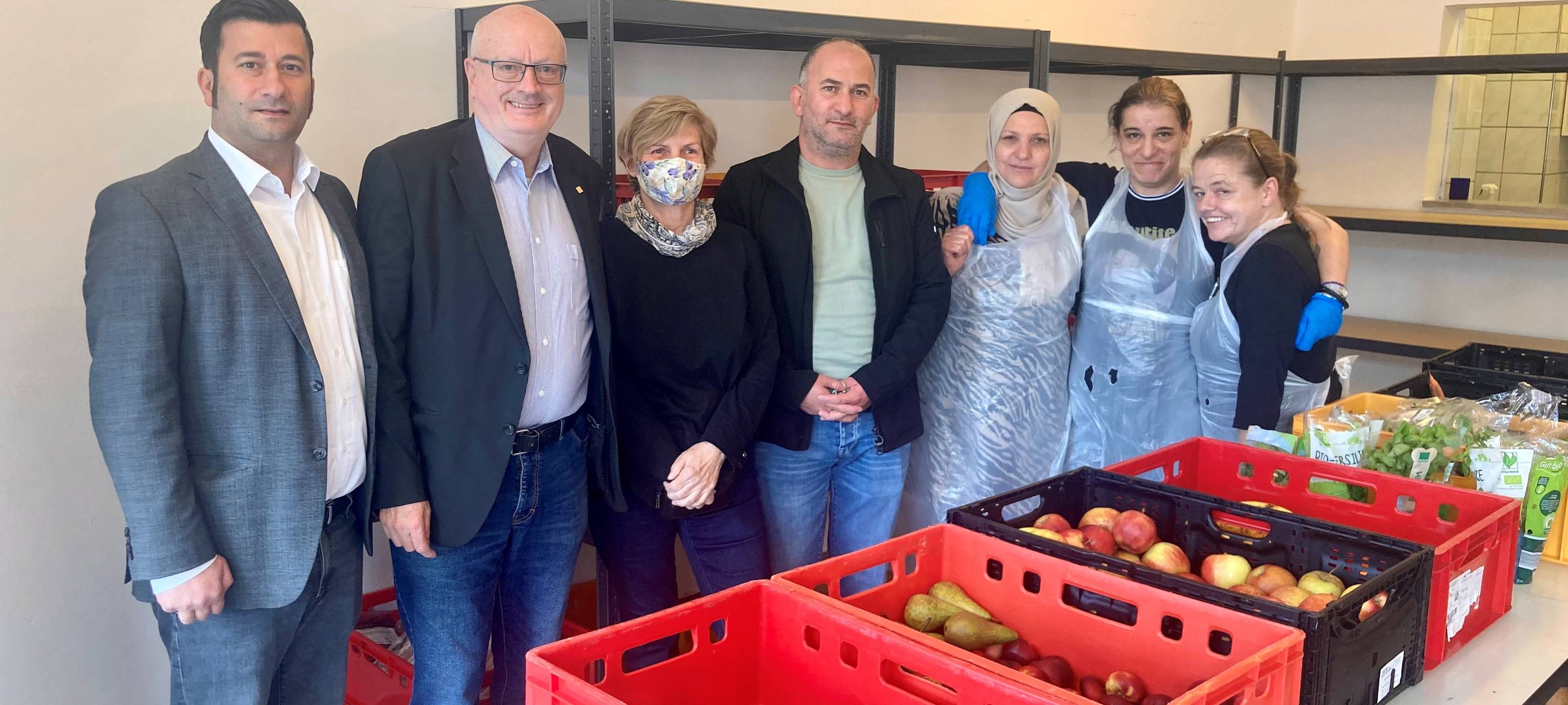 Tafel-Essensausgabe an der Gathe