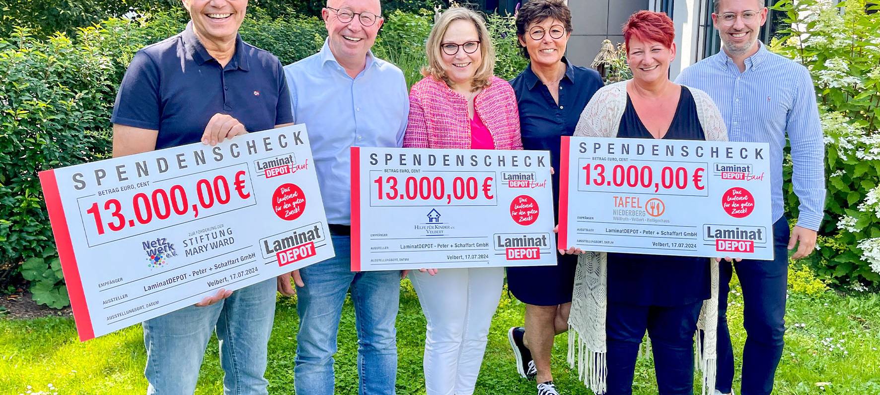 Laminat-Depot-Lauf hat Spenden gesammelt