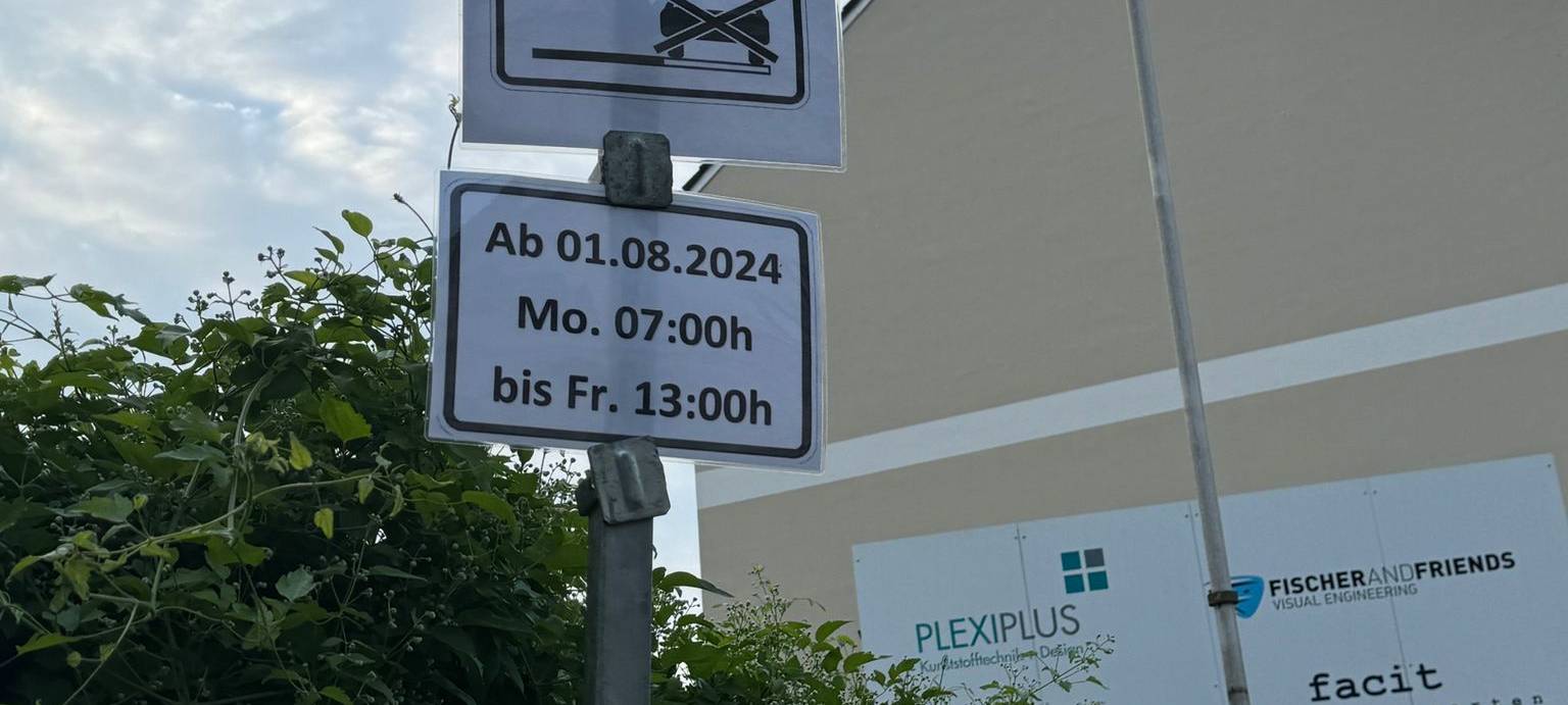 Halteverbote in Unterbarmen