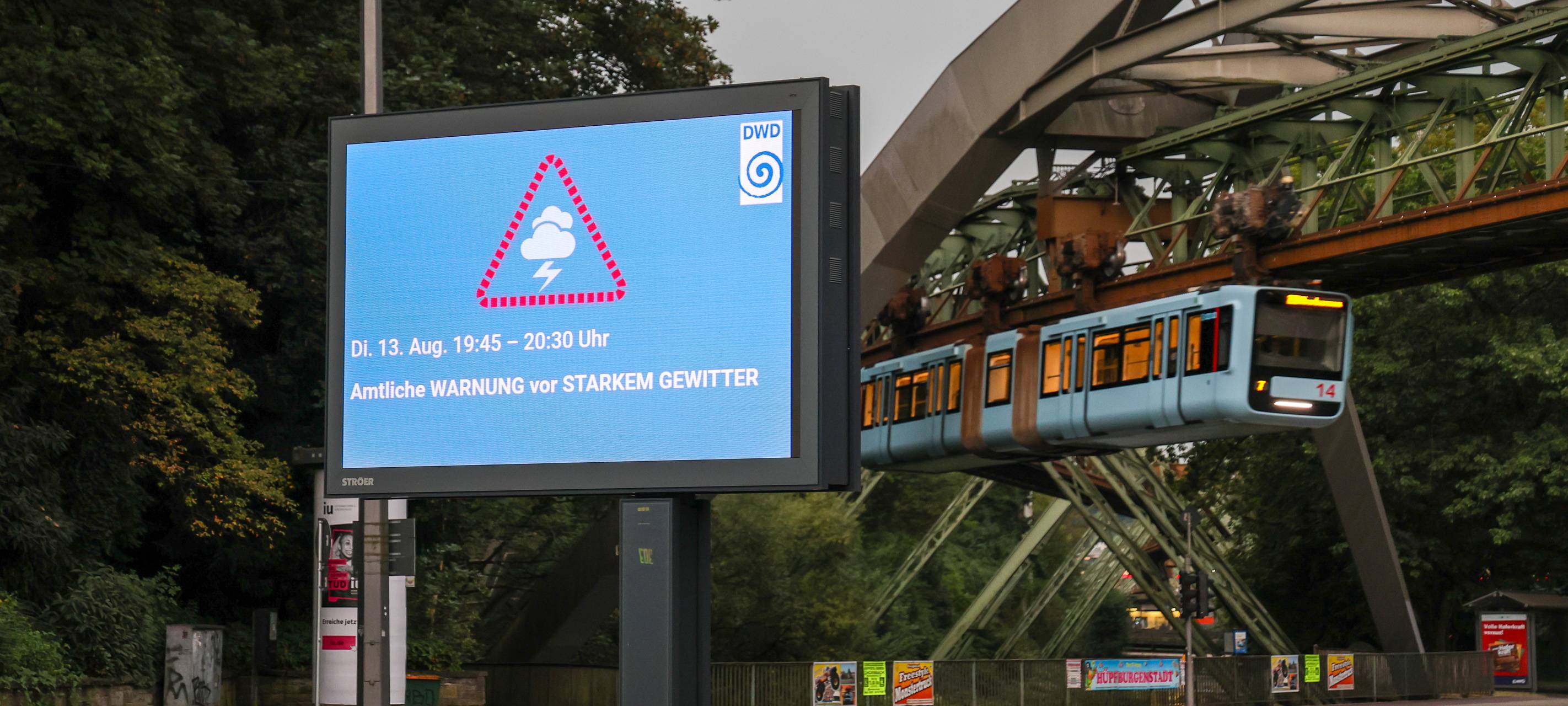 Trotz Warnung - kein Unwetter