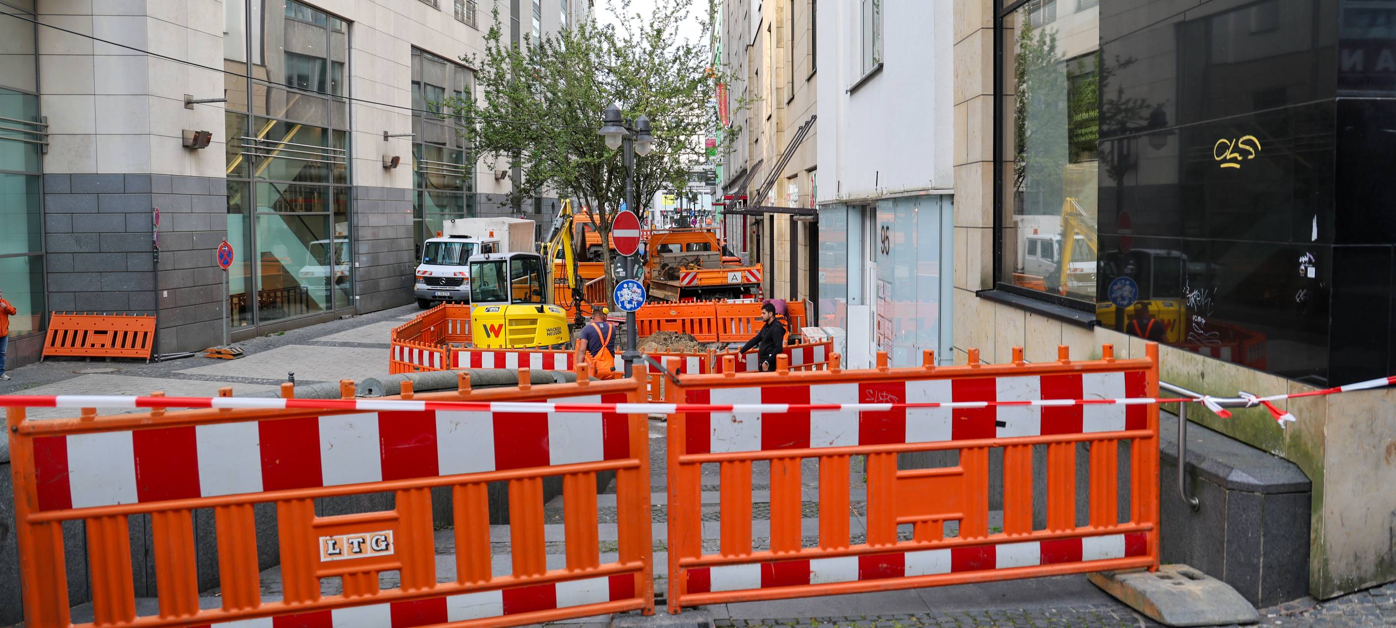 Gasleitung rostig, Häuser wieder frei