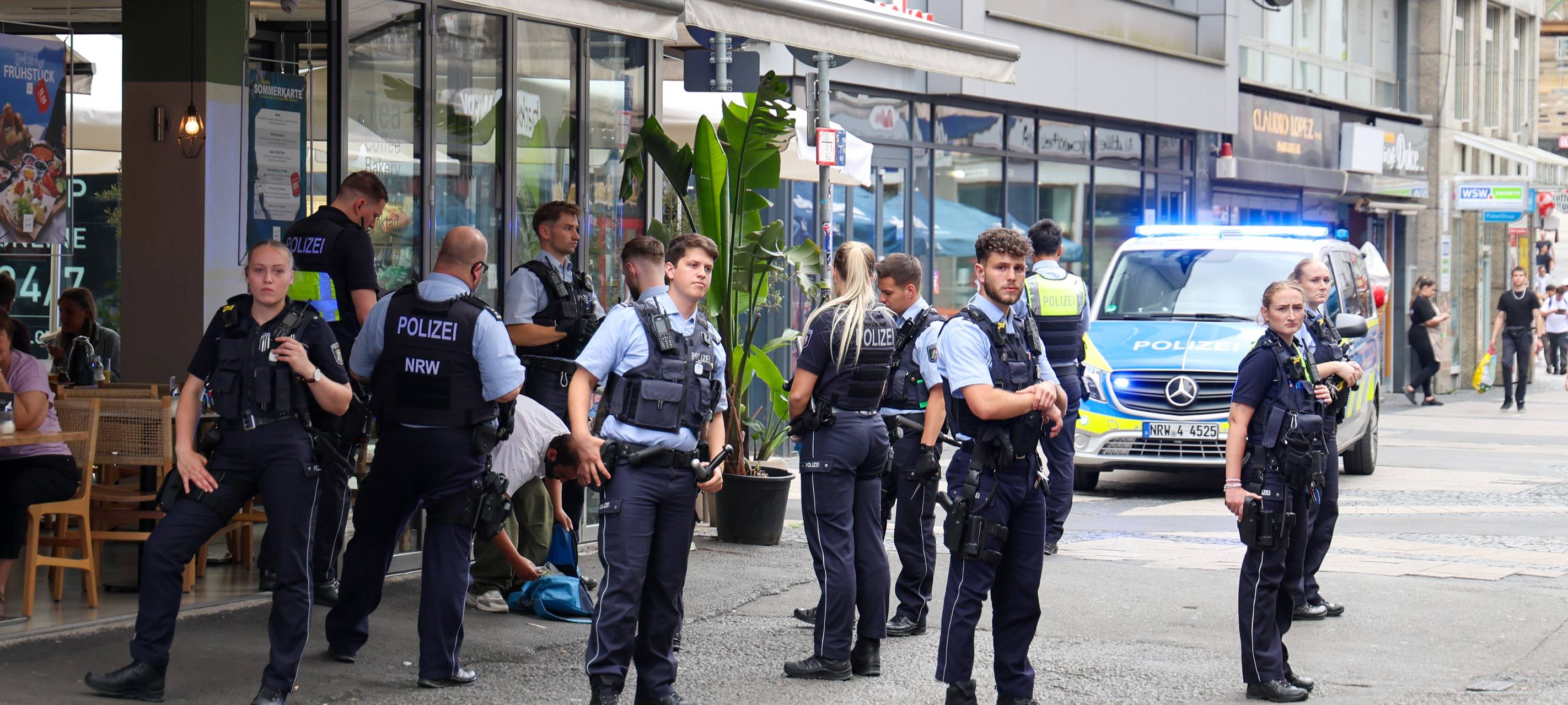 Größerer Polizeieinsatz Elberfeld