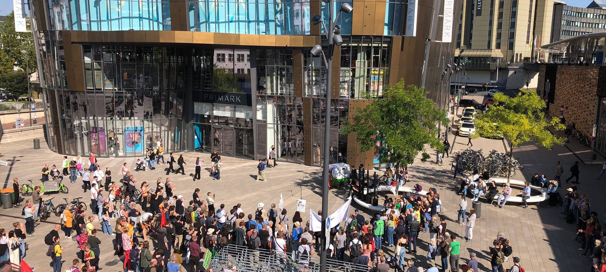 Klima-Demo am Döppersberg