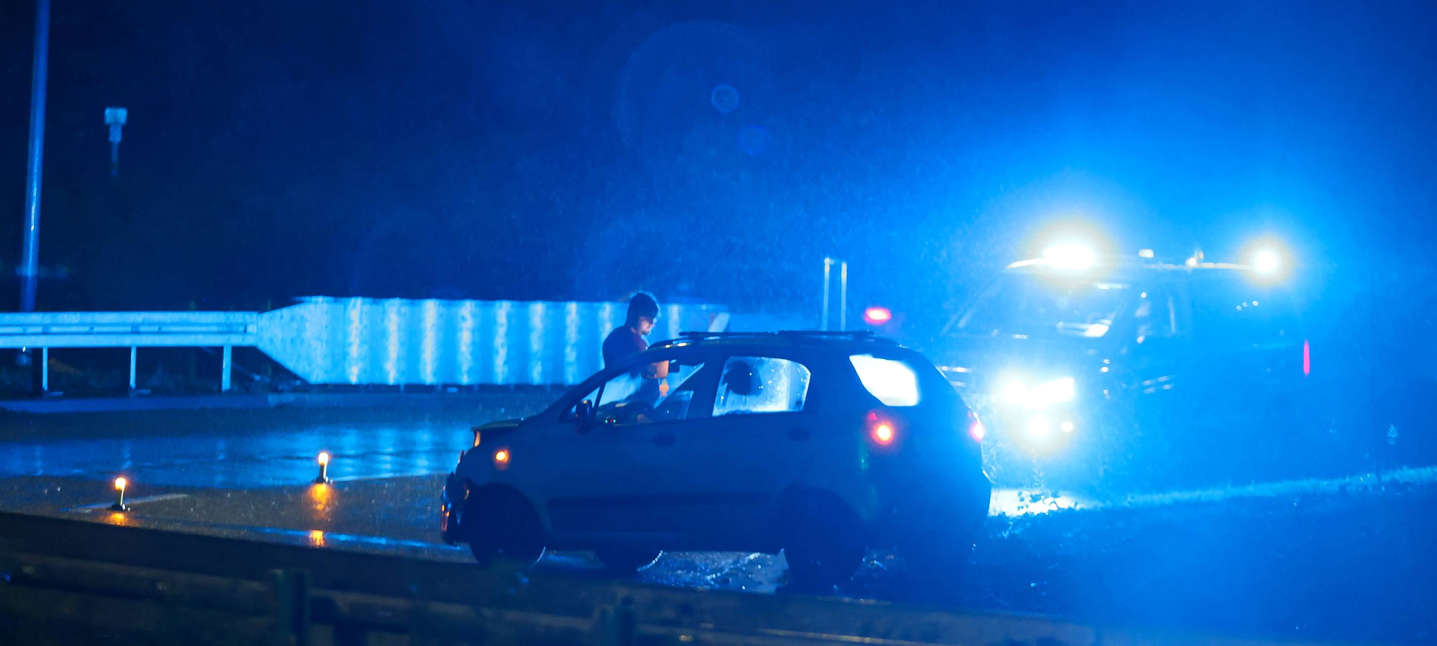 Unfall im Lichtscheider Kreisel