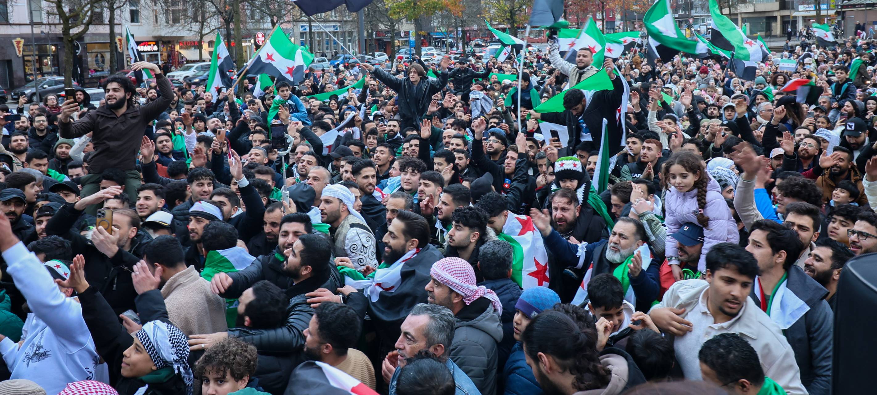 Syrer feiern Sturz von Assad
