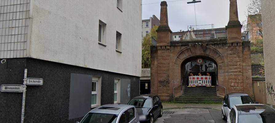 Brücke Erichstraße gesperrt