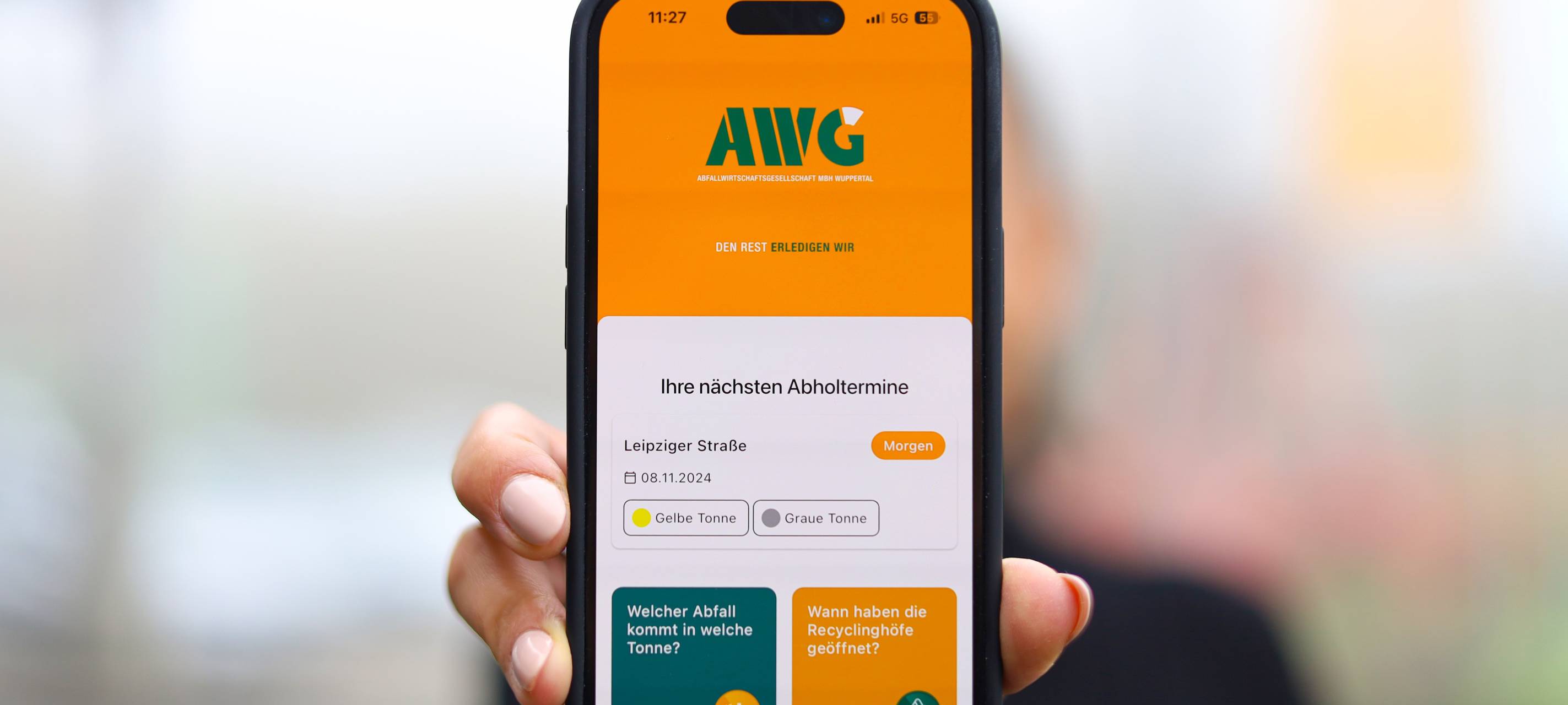 Neue App der AWG