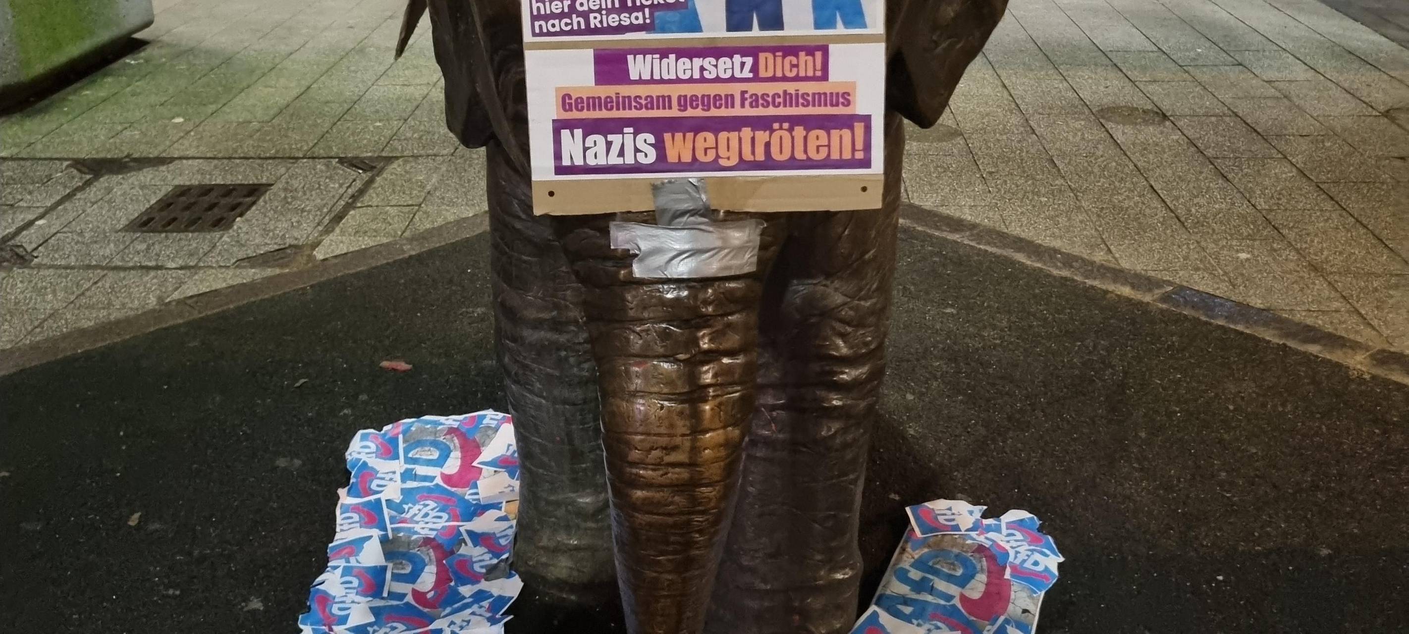 Anti-AfD-Plakate: Staatsschutz ermittelt