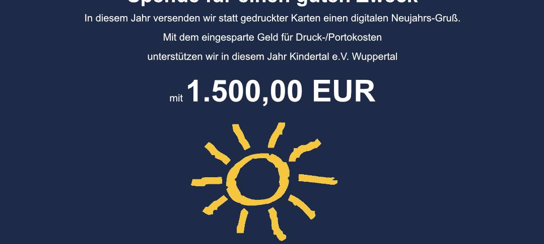 ACMS spendet 1.500€ für Kindertal