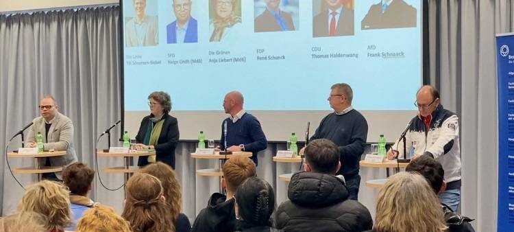 Politik-Diskussion am Berufskolleg