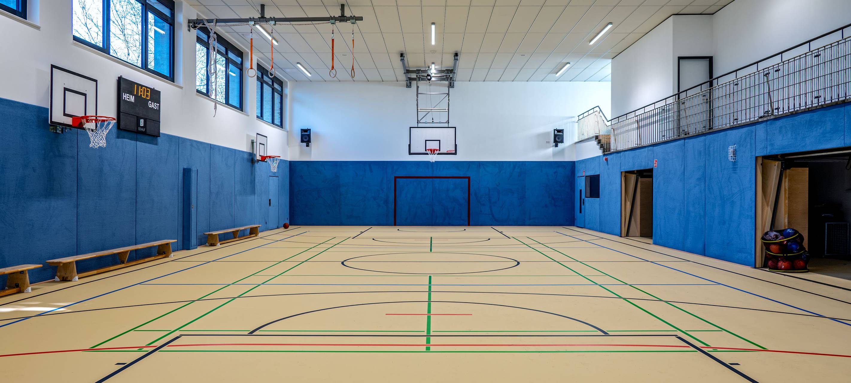 Turnhalle auf der Hardt wiedereröffnet